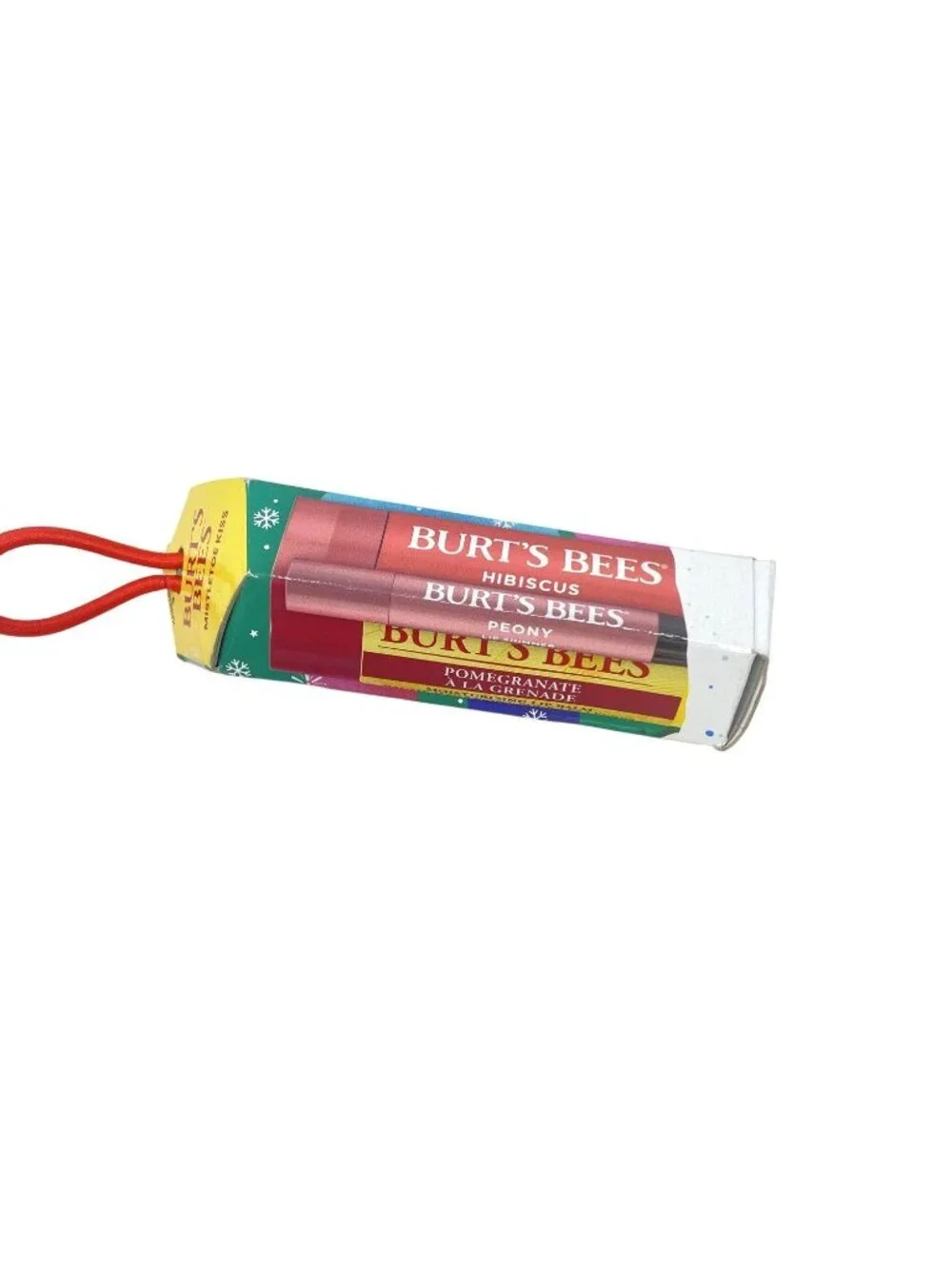Burt's Bees Holiday Limited Edition Mistletoe Kiss Lip Balm Gift Set 3pc